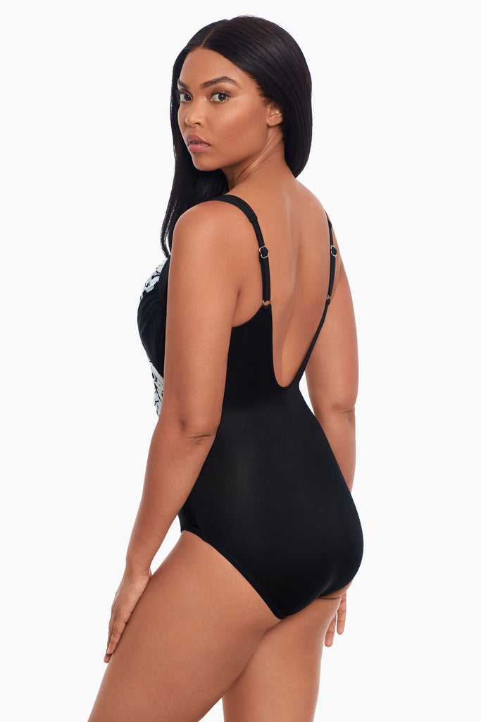 Woman wearing Sub Rosa Sanibel One Piece